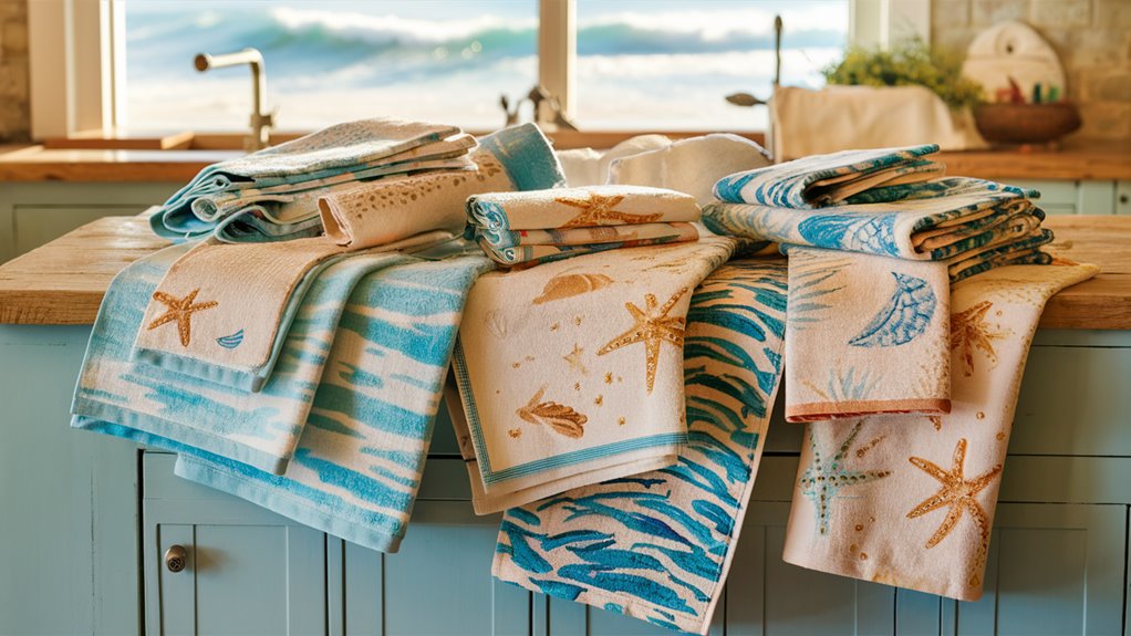 nautical themed kitchen textiles